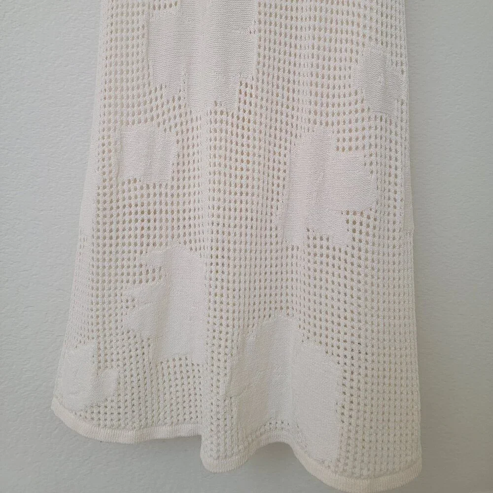 Z SUPPLY Praya Fleur Crochet Midi Dress in Natural XS BRAND NEW - Picture 7 of 13